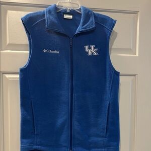 Columbia Blue Fleece Vest